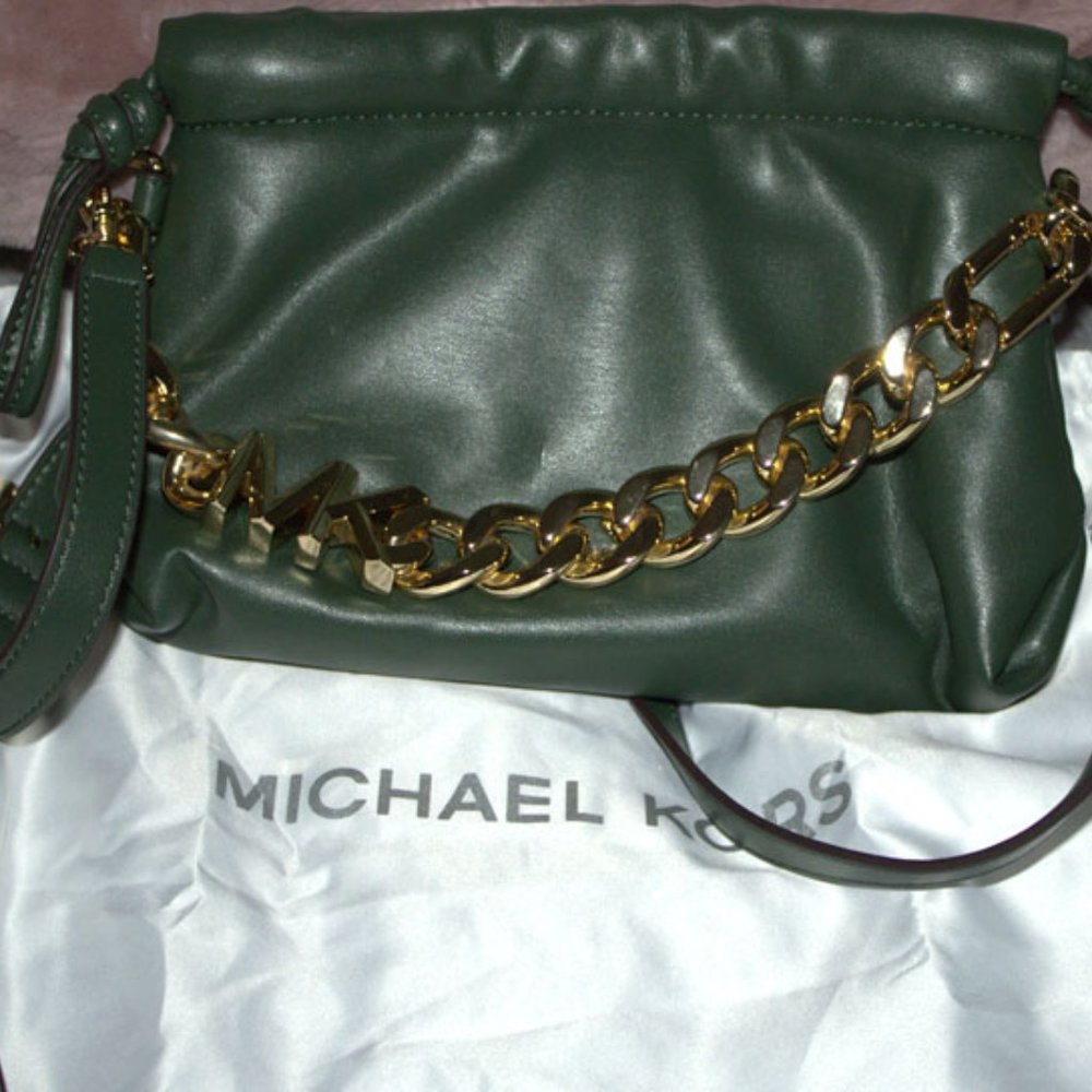 Michael Kors MK Lina Extra-Small Faux Leather Crossbody Bag